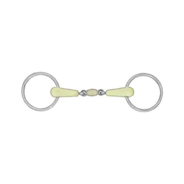 Mors 2 anneaux pour cheval à canon double brisure Horze Chantilly