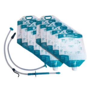 Poche de colostrum avec embout et tube Antahi (x10)