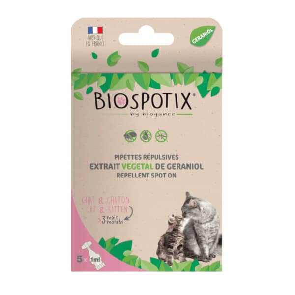 Pipettes répulsives pour chat/chaton Biogance