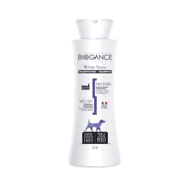 Shampoing poils blancs pour chien Biogance