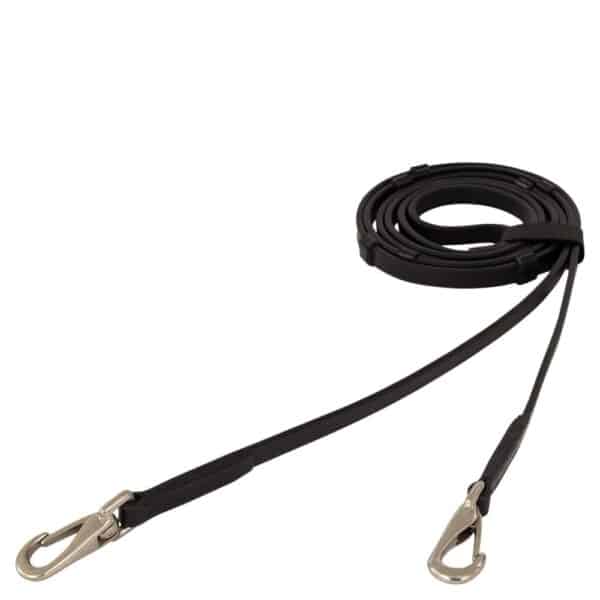 Rênes pour cheval en cuir avec stops et clip BR Equitation Islandic