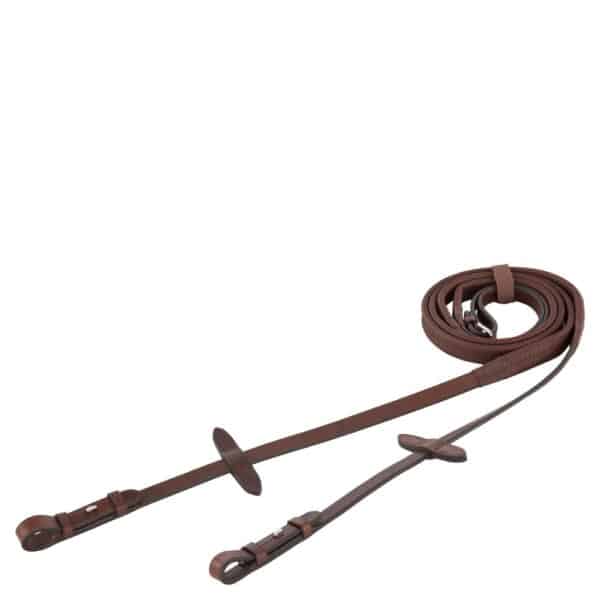 Rênes pour cheval en caoutchouc boucle aveugle rond BR Equitation Eventa Pro Grip