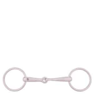 Mors simple pour cheval creux inox BR Equitation