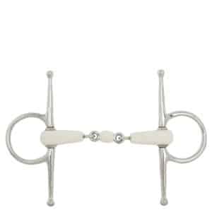 Mors à aiguille pour cheval double brisure combiné BR Equitation