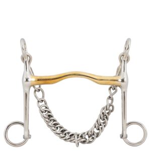 Mors de bride pour cheval BR Equitation Soft Contact 12mm shanks 140mm