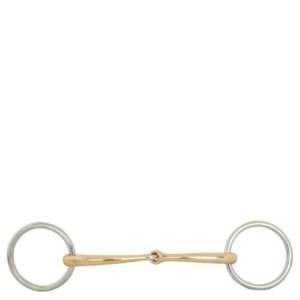 Mors de filet simple brisures pour cheval BR Equitation Soft Contact