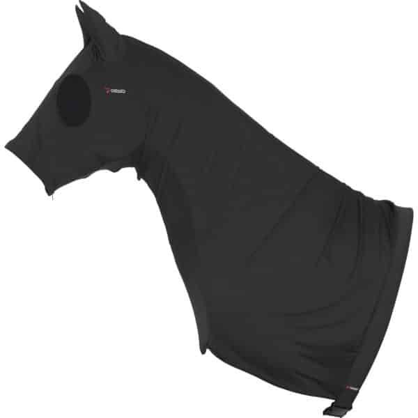 Masque anti-mouches pour cheval extensible Catago FIR-Tech