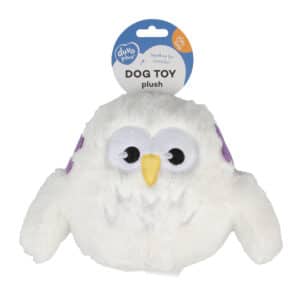 Jouet peluche pour chien hibou fleuriste Duvoplus