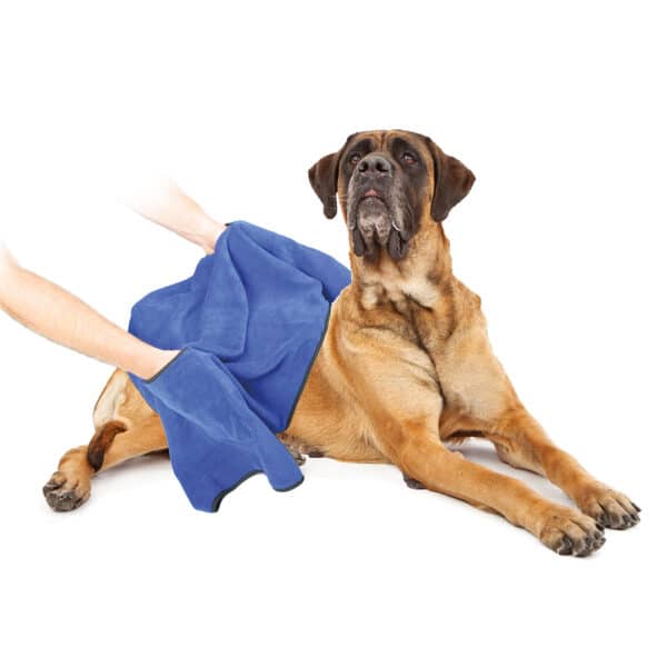 Serviette de bain pour chien en microfibre Duvoplus