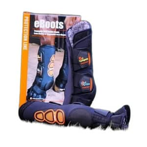 Stable boots pour cheval arrière eQuick eKrissstal aero magneto