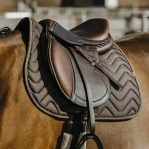 Tapis de selle pour cheval Equithème Tweedytan