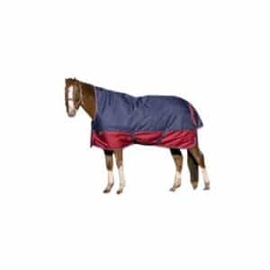 Couverture d'extérieur pour cheval à col haut Equithème Tyrex 1200 D 150g