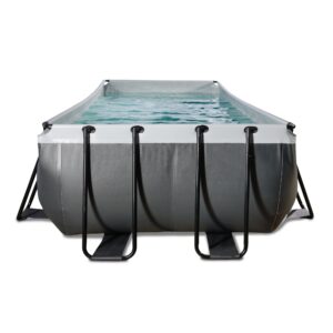 Piscine avec pompe filtrante en cuir enfant Exit Toys 400 x 200 x 122 cm