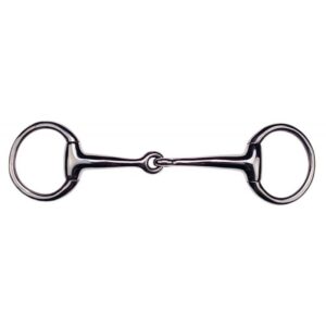 Anneaux de mors olive de bride pour cheval Feeling 135 mm