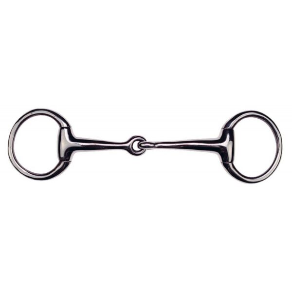 Anneaux de mors olive de bride pour cheval Feeling 135 mm