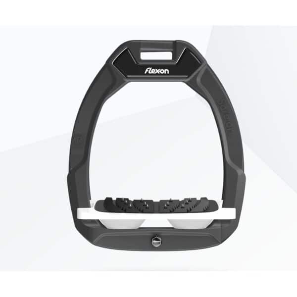 Étriers de sécurité d’équitation Incliné Ultra Grip Anthracite/Blanc/Blanc Flex-On Safe-On