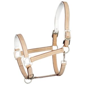 Licol pour cheval en cuir Harry's Horse Cremello