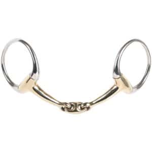 Mors olive pour cheval double brisure anatomique Harry's Horse