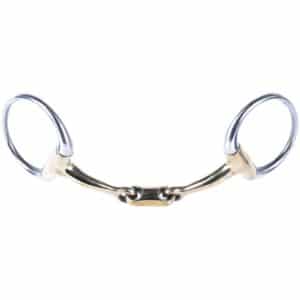 Mors olive pour cheval double brisure Harry's Horse