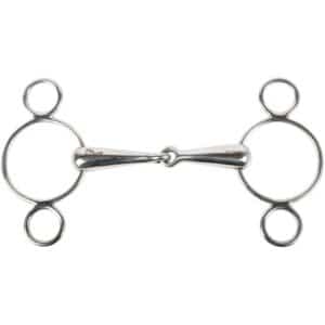 Mors 3 anneaux pour cheval simple brisure Harry's Horse 21 mm