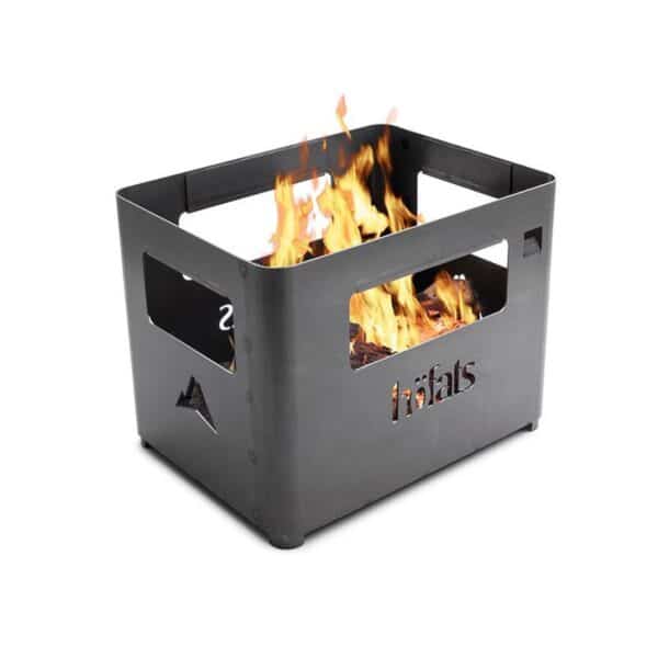 Brasero Höfats Beer Box Fire basket gris