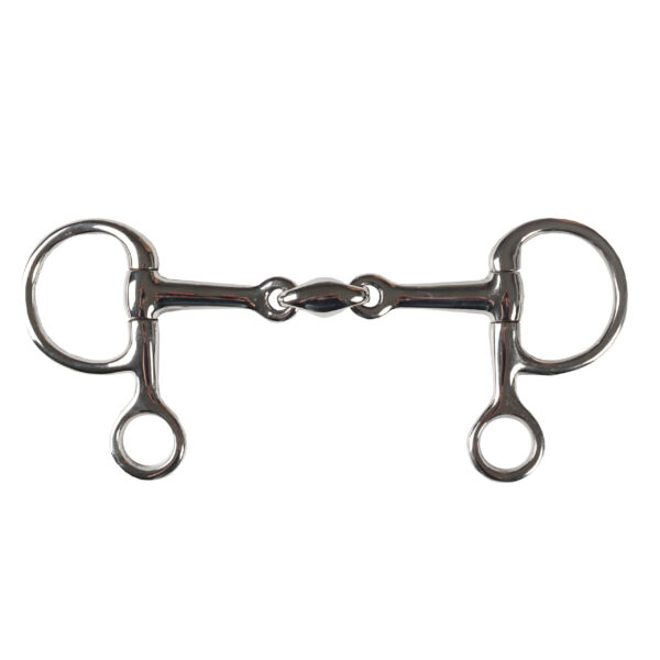 Mors baucher pour cheval double joint Horka