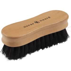 Brosse pour cheval en bois avec poils HorseGuard Nature Face