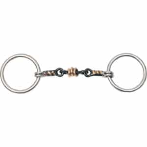 Mors 2 anneaux pour cheval en fer doux HorseGuard Bradoon