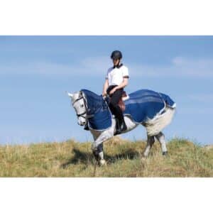 Couverture anti-mouches pour cheval avec couvre-cou Horseware Amigo Flyrider