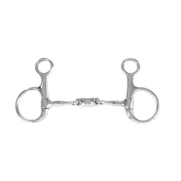 Mors baucher pour cheval à canon double brisure Horze