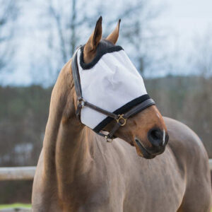 Bonnet pour cheval masque anti-mouches Horze