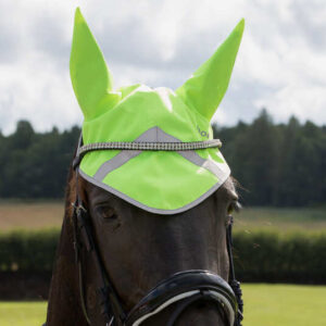 Bonnet pour cheval anti-mouches réfléchissant Horze