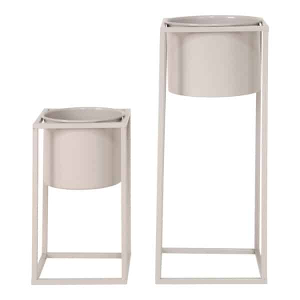 pots de fleurs en acier House Nordic Marla (x2)