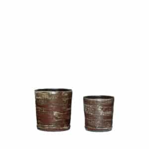 Pots Hubsch Interior Fossil (x2)