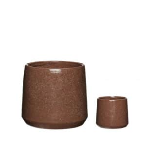 Pots Hubsch Interior Vibe 8x8/19x16 cm (x2)