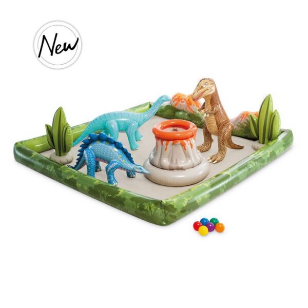 Piscine gonflable dino pour enfant Intex