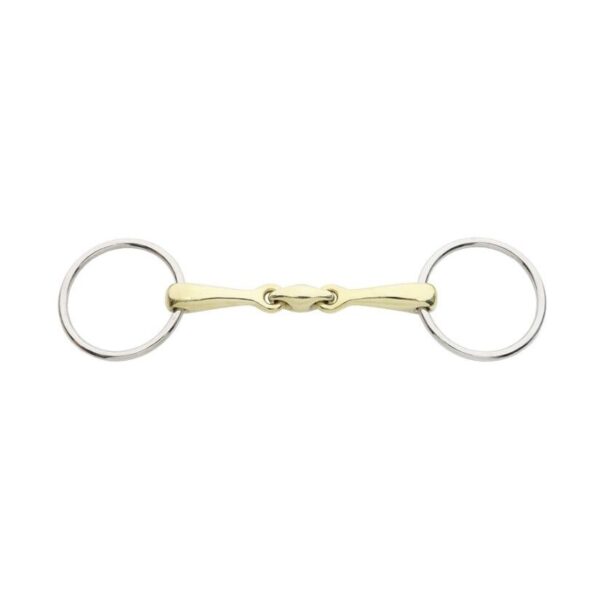 Mors 2 anneaux pour cheval double brisure Kavalkade KavalBit - Lock Up 12 mm