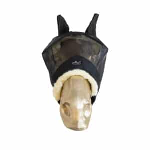 Masque anti-mouches respectueux de la peau avec oreilles pour cheval Kentucky