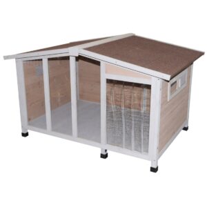 Niche pour chien avec plexiglas Kerbl Overview