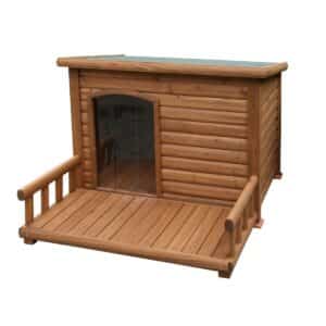 Niche pour chien avec terrasse Kerbl