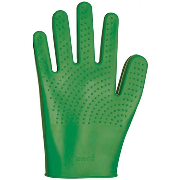 Gants de pansage caoutchouc double grip Kris