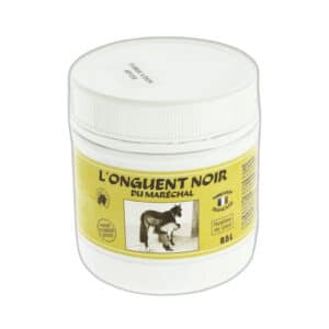 Soin sabots pour cheval La Gamme du Maréchal Onguent noir - Pot 500 ml