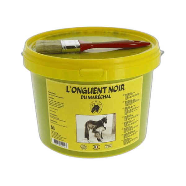 Soin sabots pour cheval La Gamme du Maréchal Onguent noir - Seau 5 l