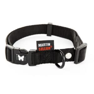 Collier réglable nylon pour chien Martin Sellier 16-30/45