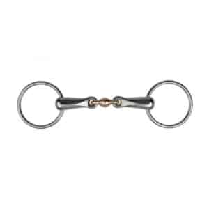 Mors 2 anneaux pour cheval lien en cuivre Metalab