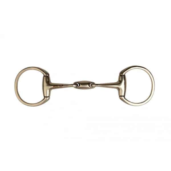 Mors olive pour cheval double brisure Metalab Cyprium