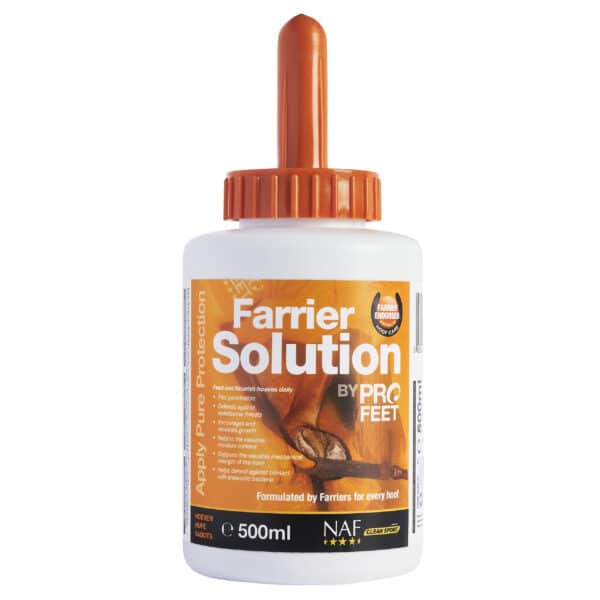 Huile pour sabot de cheval NAF Farrier Solution