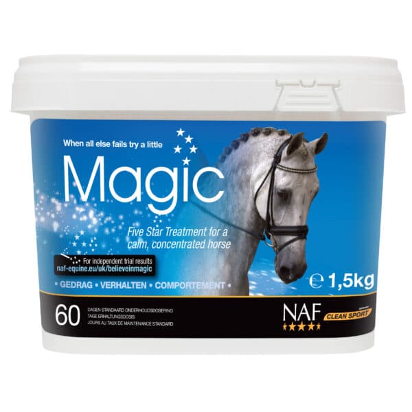 Complément alimentaire performance pour cheval NAF Magic Powder