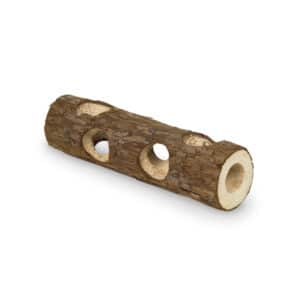 Tunnel pour rongeurs en bois Nobby Pet Woodland