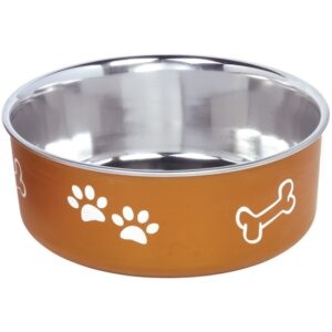 Gamelles pour chien inox antidérapante Nobby Pet Fusion